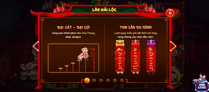 Anh em cần nắm rõ quy tắc chơi Lân Hái Lộc