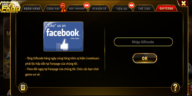 FA88 hỗ trợ đa phương thức nạp tiền tiện lợi