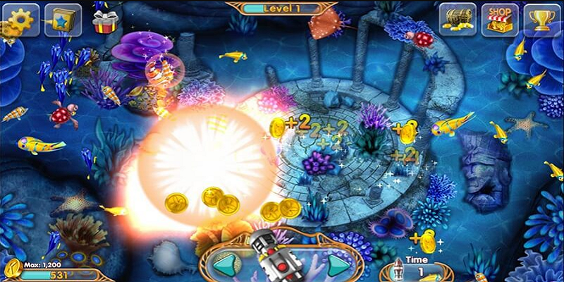 Triệu Vân Săn Cá sở hữu đồ họa đẹp, sinh vật đa dạng